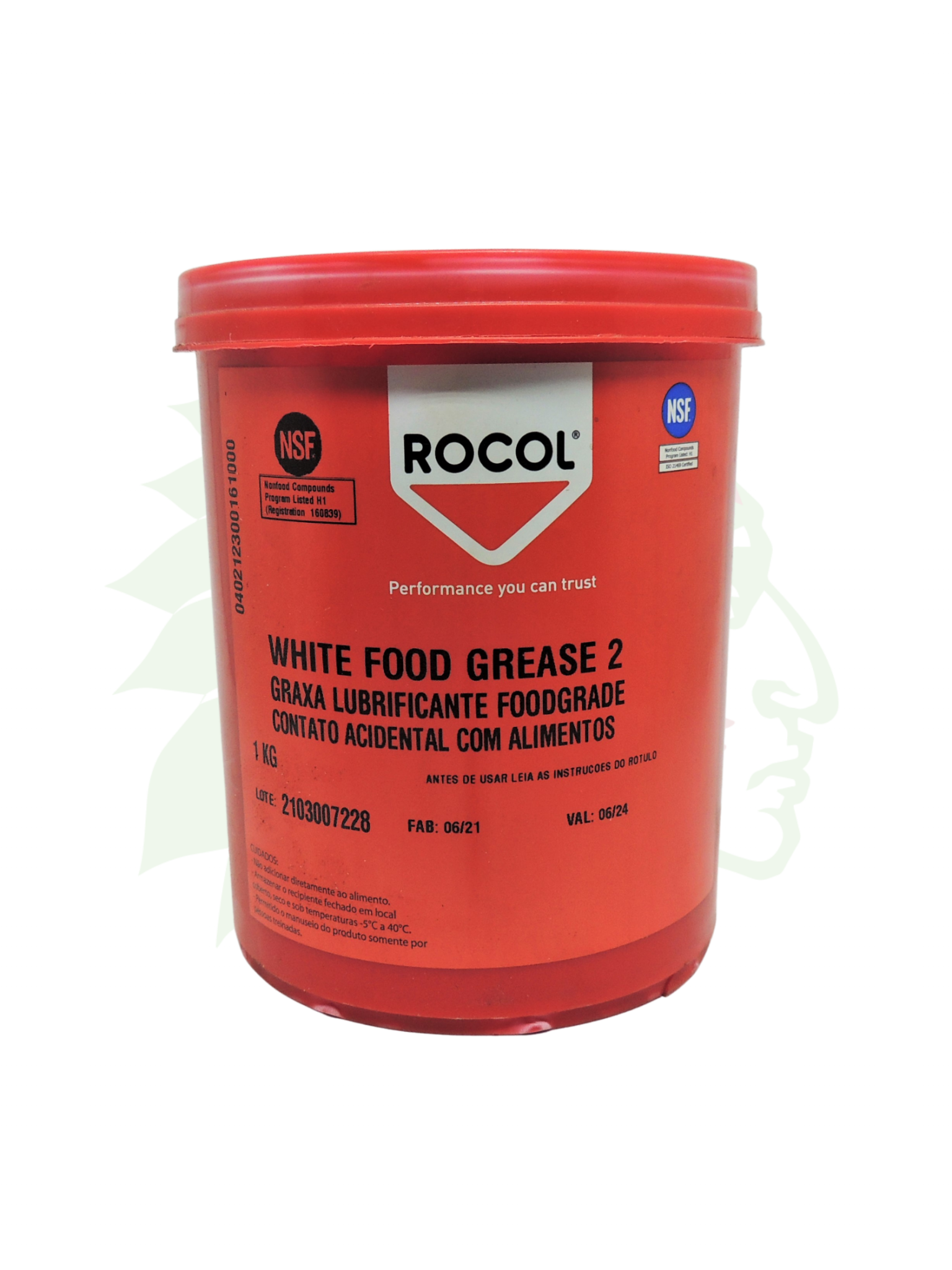 ROCOL White Food Grease 1Kg Yndiu's Distribuidora Ribeirão PretoSP